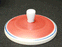 21014 篠田義一 (Blue Red painting Mountains Incense burner) SHINODA Giichi